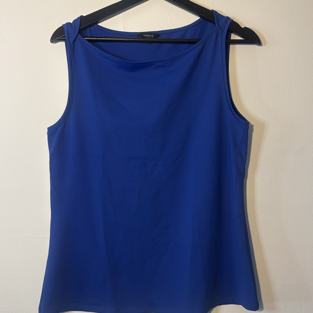 Rw&co women's large royal blue sleeveless top